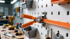 How to use zip ties to better secure pegboards in closets.jpg