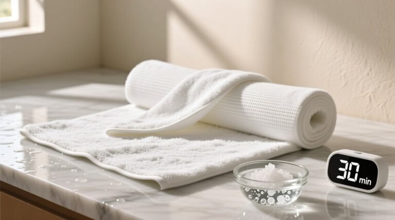 How to wash yoga mat towels that smell sour.jpg