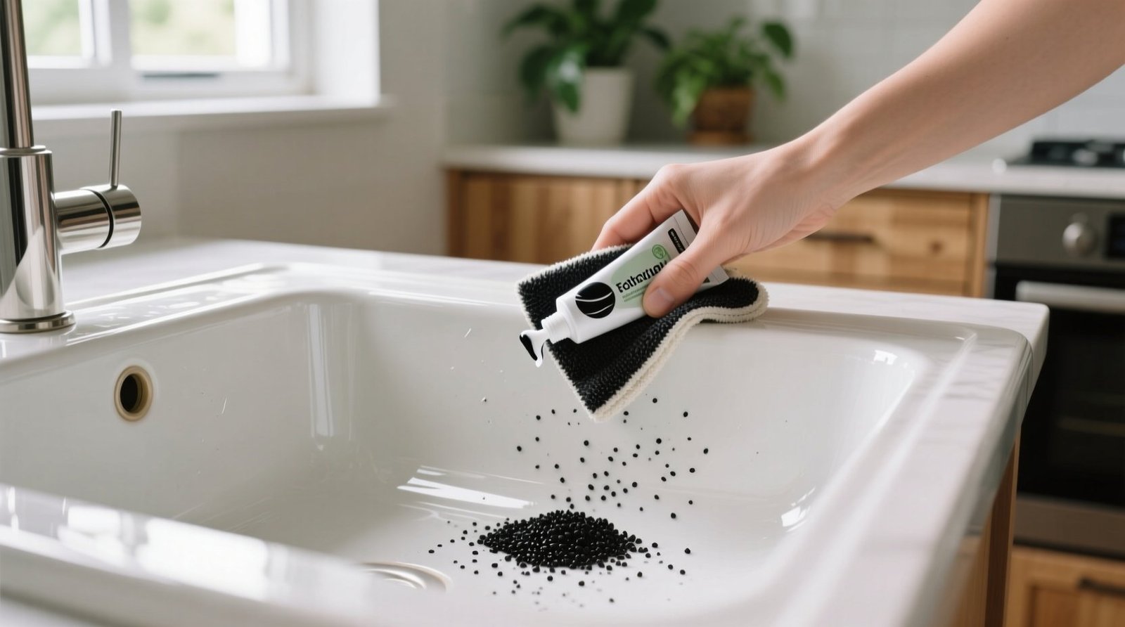 Is activated charcoal toothpaste safe for ceramic sinks.jpg