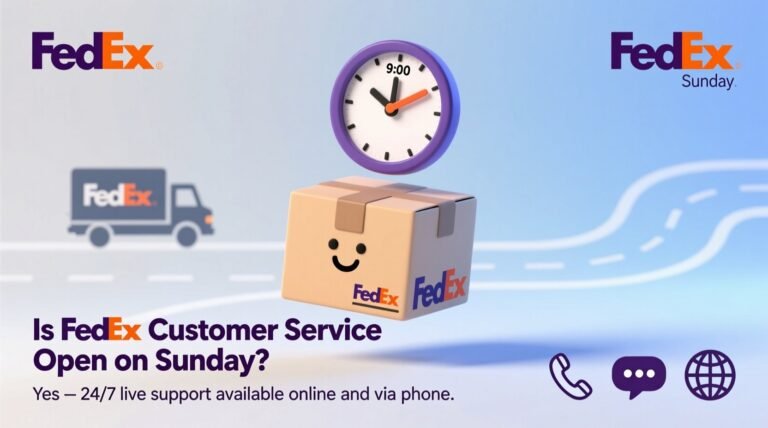 Is fedex customer service open on sunday.jpg