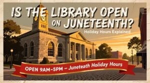 Is the library open on juneteenth holiday hours explained.jpg