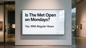 Is the met open on mondays yes with regular hours.jpg