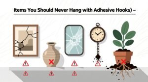 Items you should never hang with adhesive hooks a textile safe guide.jpg