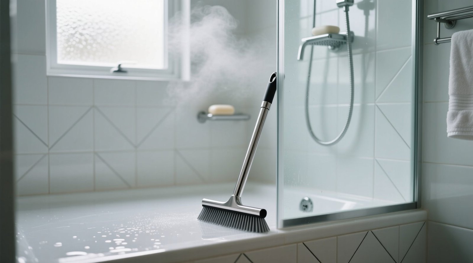 Keep a squeegee in your shower and youll never have to scrub again.jpg