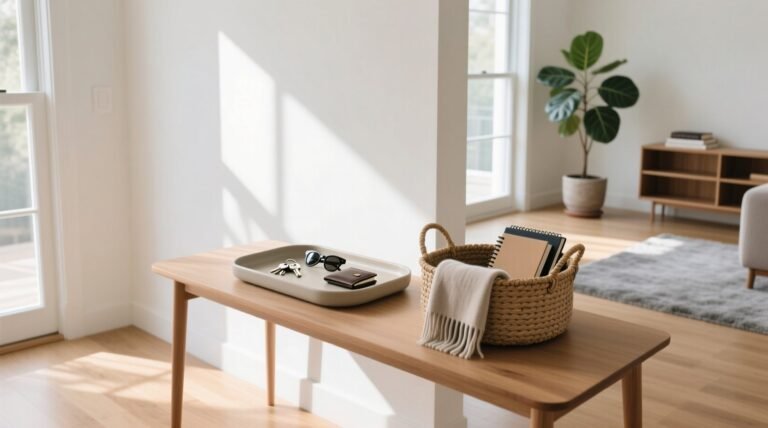 Keep the house tidy with this tray and basket system.jpg