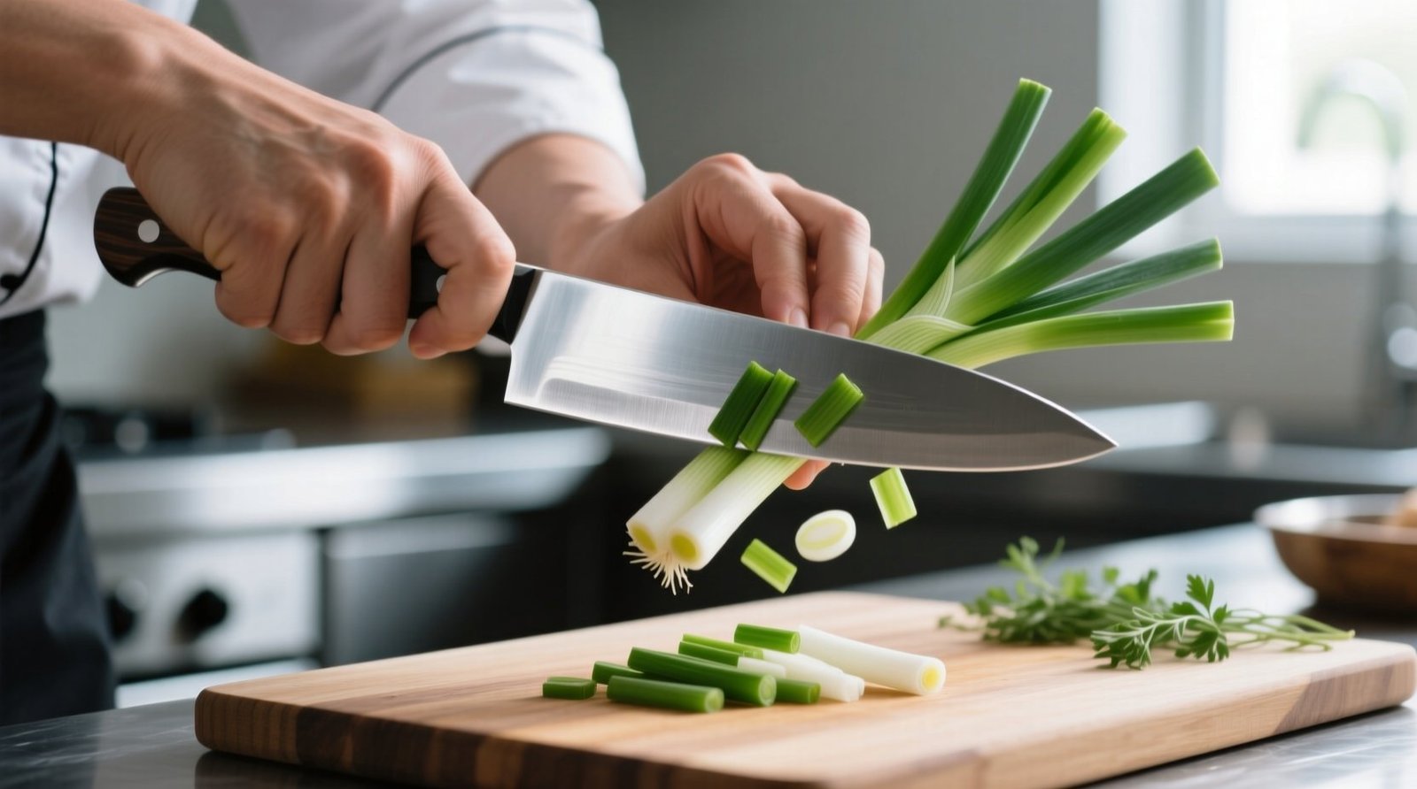 Knife skills how to slice scallions precision safety science.jpg