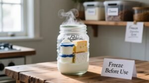 Learn how to freeze milk and other dairy products when supply exceeds need.jpg