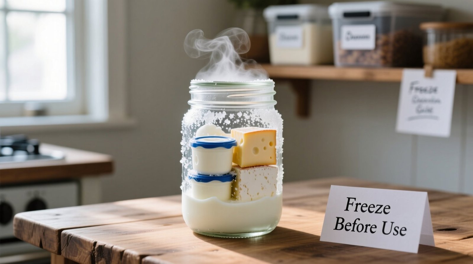 Learn how to freeze milk and other dairy products when supply exceeds need.jpg