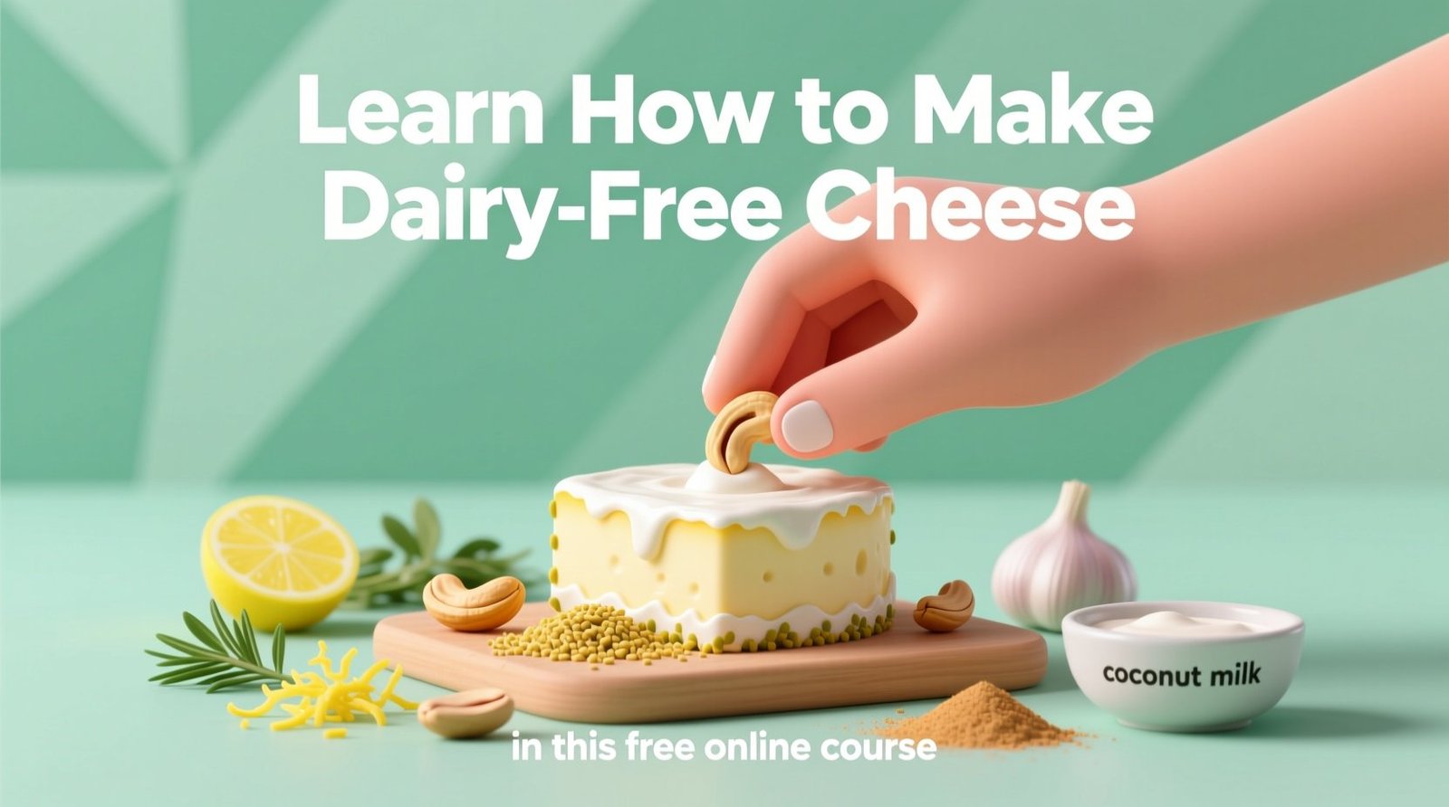 Learn How to Make Dairy Free Cheese in This Free Online Guide