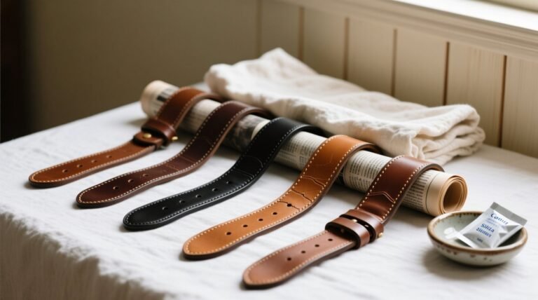 Leather belt storage without curling or cracking.jpg
