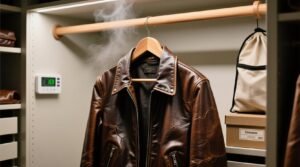 Leather jacket storage closet organization tips.jpg