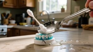 Macgyver tip clean small objects with denture cleanser eco safe.jpg