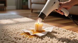 Macgyver tip to remove candle wax from carpet eco safe effective.jpg