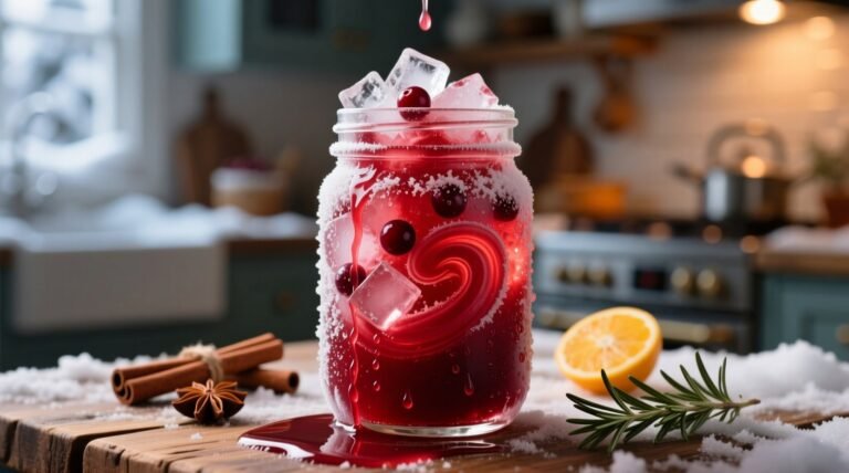 Make a boozy cranberry slush with just two ingredients.jpg