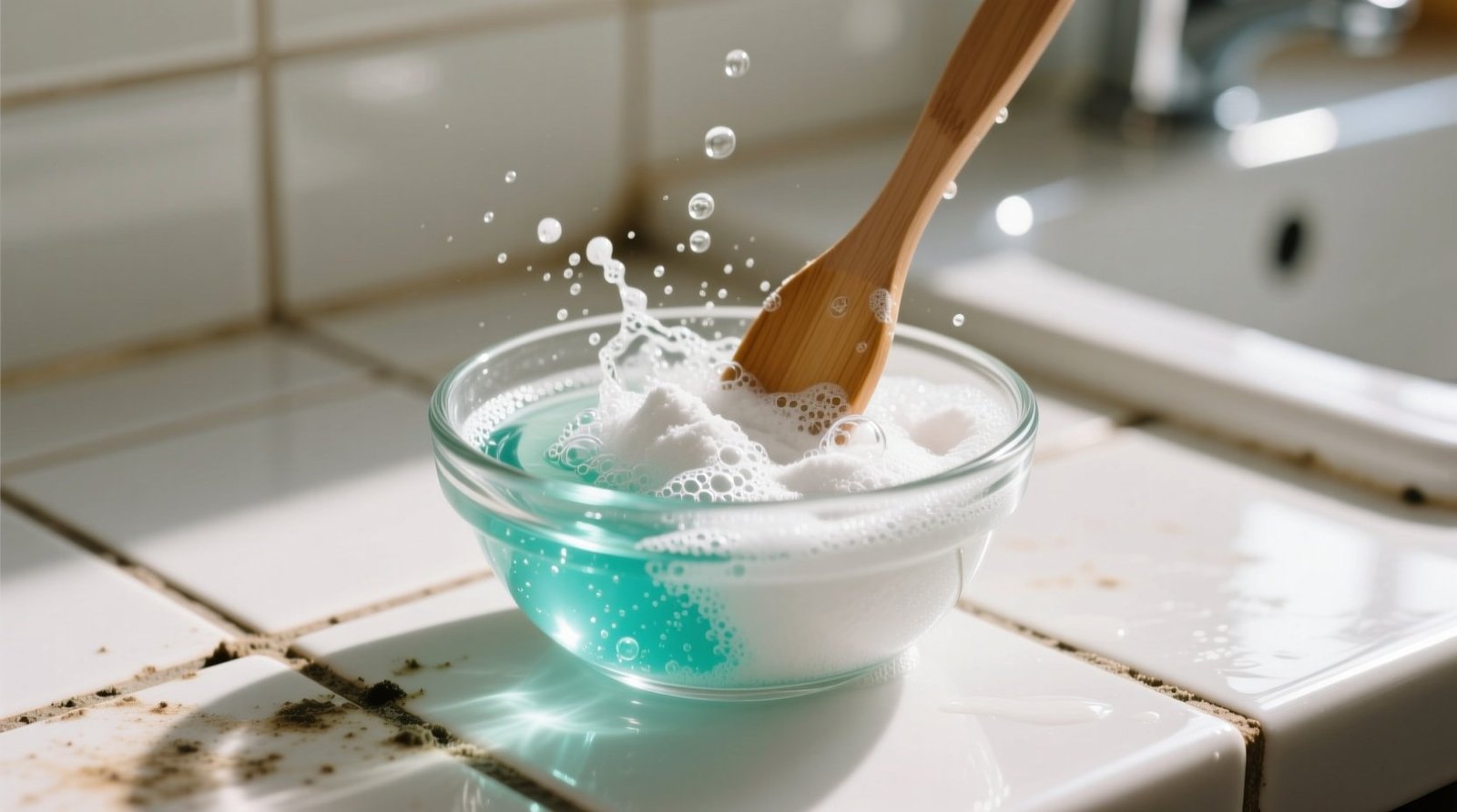 Make a diy grout cleaner out of hydrogen peroxide and baking soda.jpg