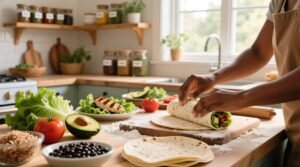 Make and freeze your own wraps and burritos for healthy meals.jpg