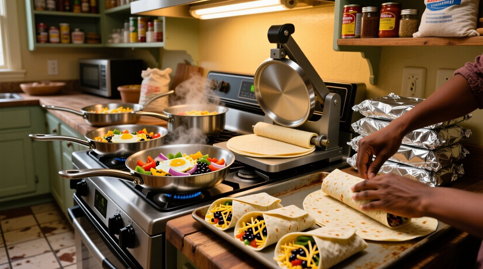 Make breakfast burritos in bulk for cheap tasty mornin science backed.jpg