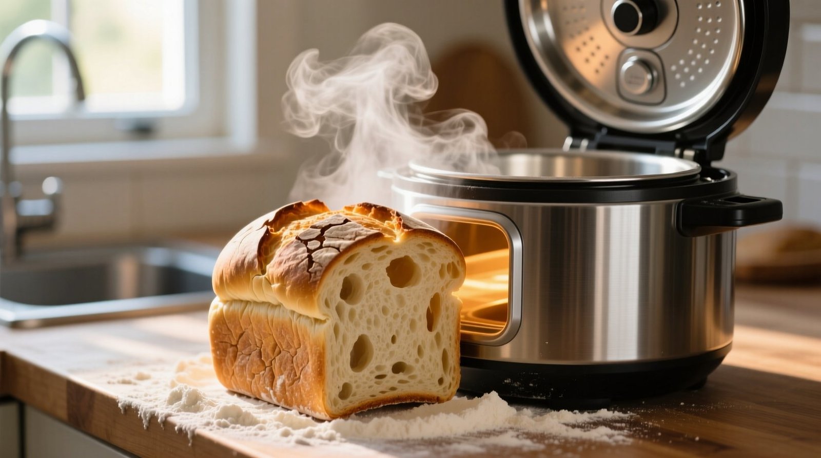 Make Fresh Bread in Minutes in a Pressure Cooker: Science-Backed Method