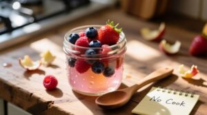 Make no cook freezer jam to preserve tasty summer fruit.jpg
