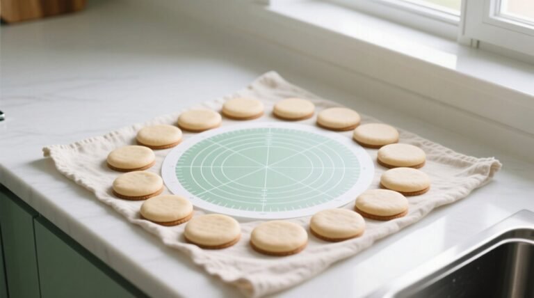 Make perfectly round cookies every time with a paper towel.jpg