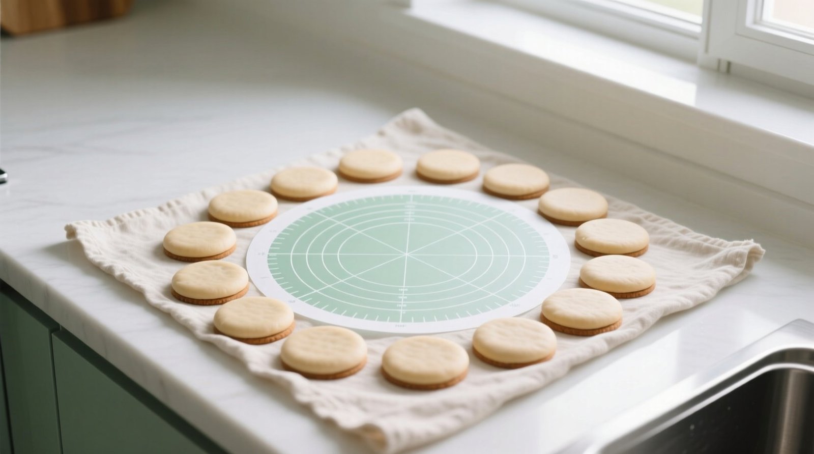Make Perfectly Round Cookies Every Time with a Paper Towel