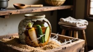 Make superb pickles by burying them in rice bran the truth.jpg
