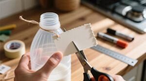 Make your own cord labels out of a milk jug science backed diy guide.jpg