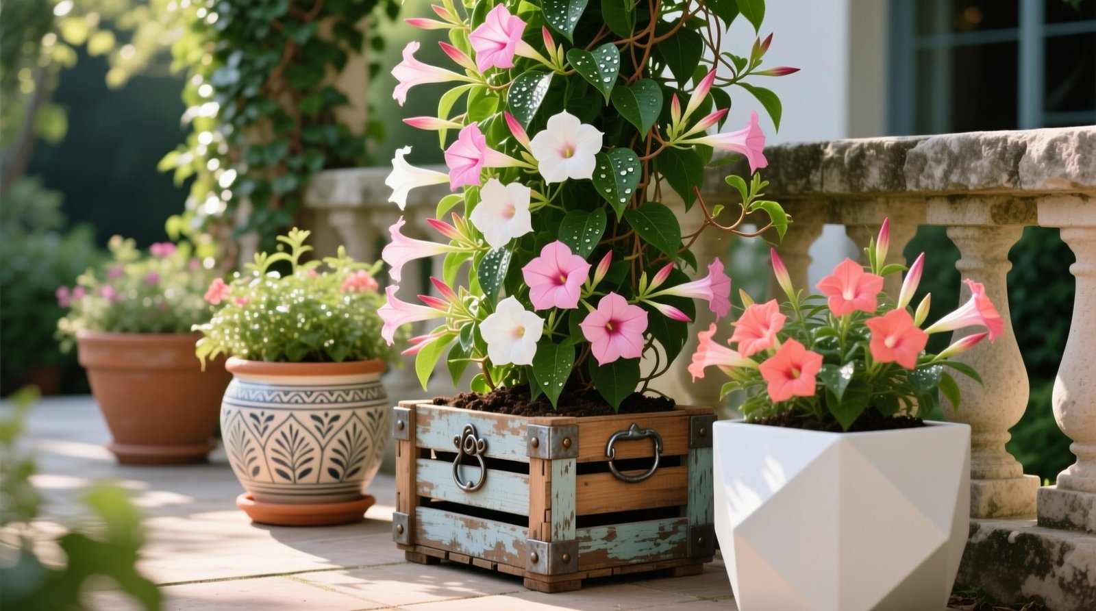 Mandevilla planter ideas 12 proven designs for thriving vines.jpg