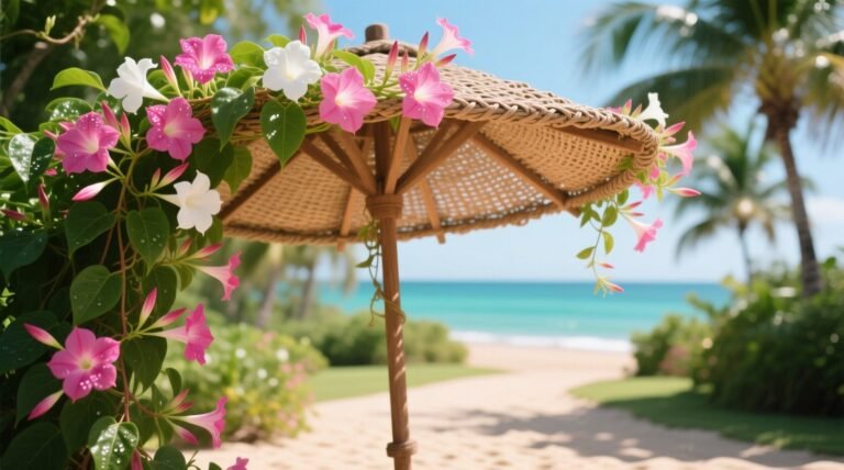 Mandevilla sun parasol care guide light water overwintering.jpg