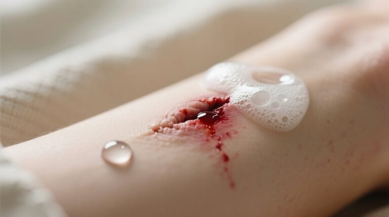 Mild soap and water is better for your wounds than peroxide.jpg