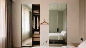 Mirrored closet door worth it for small spaces.jpg