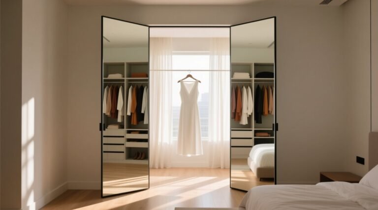 Mirrored closet doors worth the reflection boost.jpg