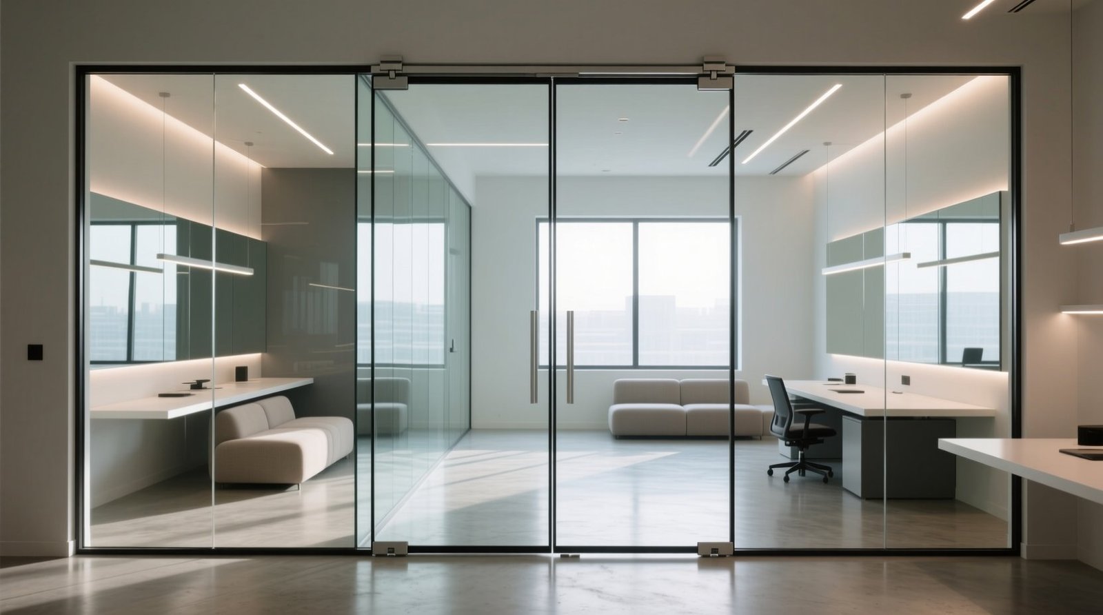 Mirrored sliding closet door studio space hack.jpg