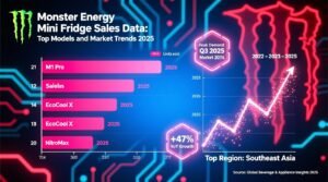 Monster energy mini fridge sales data top models and market trends 2025.jpg