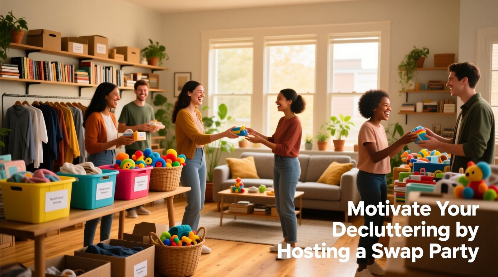 Motivate your decluttering by hosting a swap party.jpg