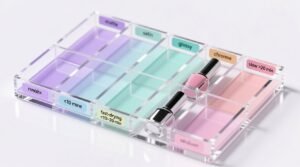 Nail polish organization by finish drying time.jpg