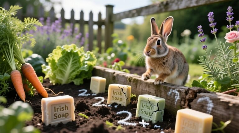 No irish soap does not keep rabbits away from your garden.jpg