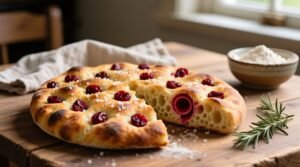 No knead cranberry focaccia science backed baking hacks.jpg