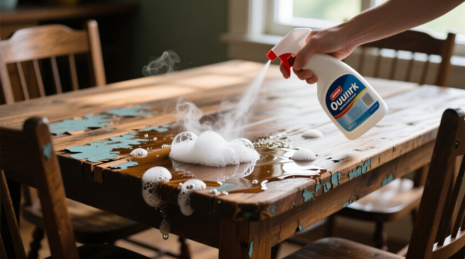 No you cannot use oven cleaner to strip wood furniture.jpg