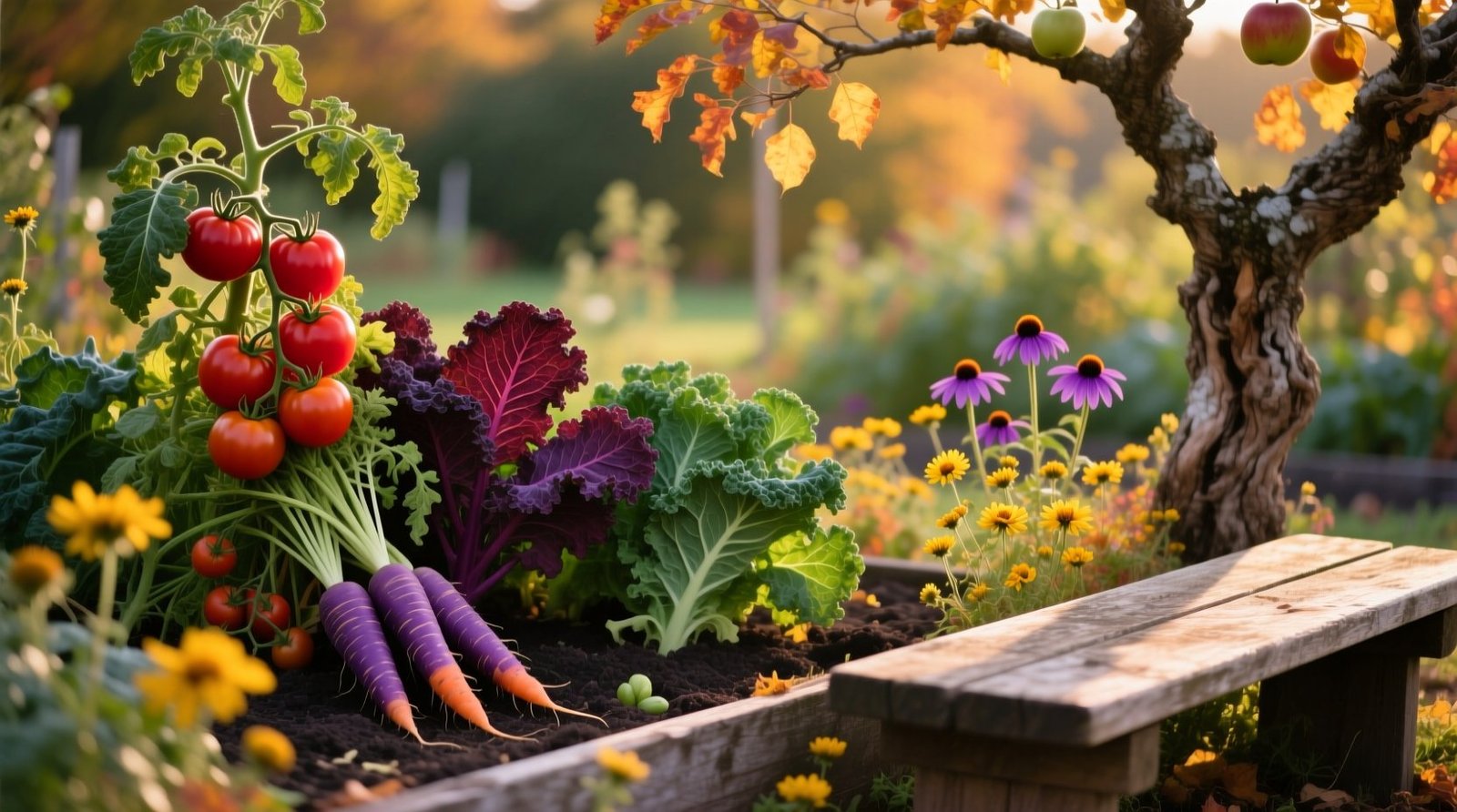 October kitchen garden what to plant harvest protect now.jpg