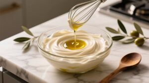 Olive oil whipped cream is not safe or stableheres why.jpg