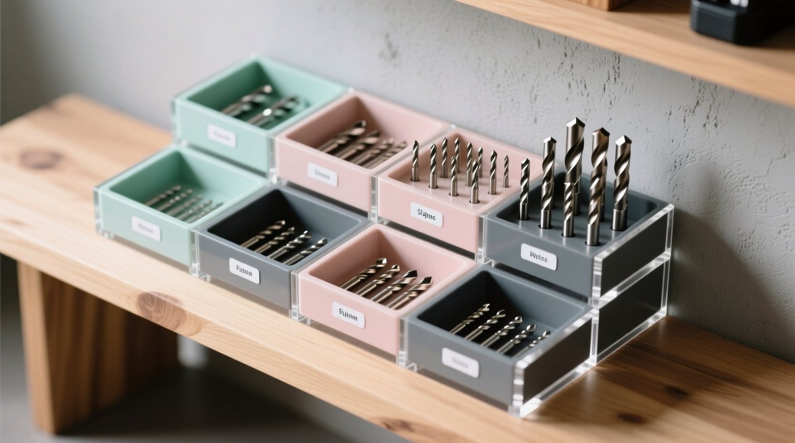 Organize all your drill bits with a stylish modular w not possible.jpg
