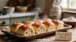 Overnight buns recipe cold fermented no morning knead science.jpg