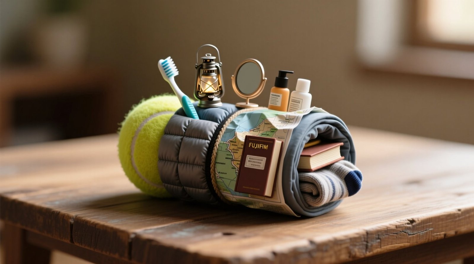 Pack everything you need for one night into a tiny roll science backed method.jpg