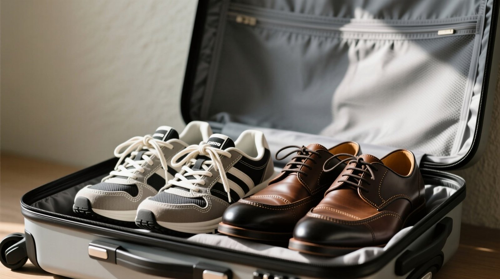 Packing shoes in suitcase science backed methods to prevent damage.jpg