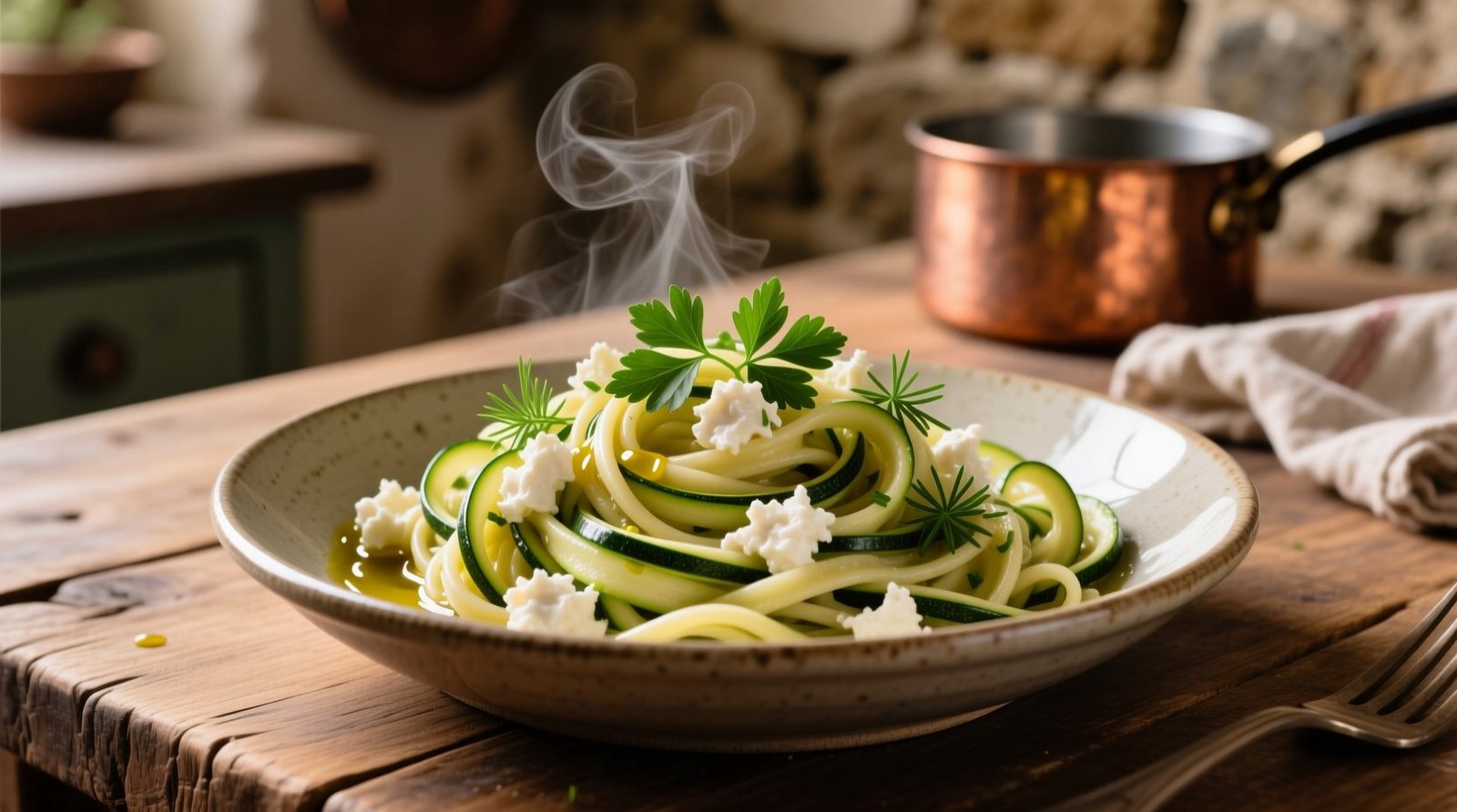 Pasta zucchini goat cheese hacks science backed prep storage.jpg