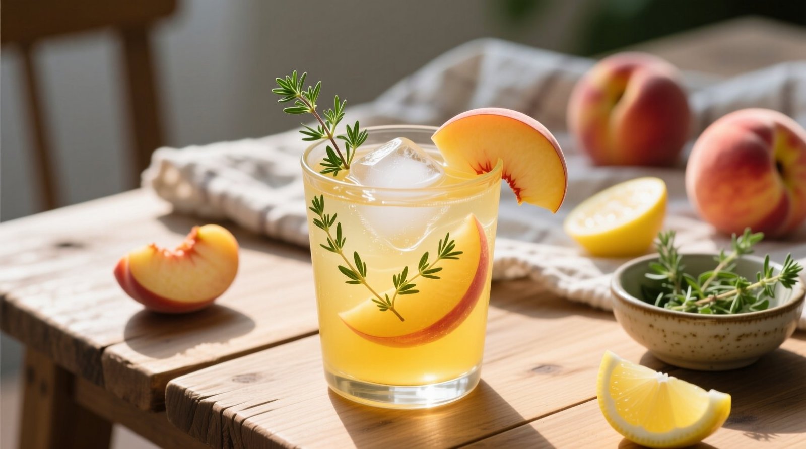 Peach Thyme Lemonade Recipe: Science-Backed Prep & Storage Guide