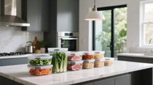 Place quick cooking foods up front for easy and safe grilling.jpg