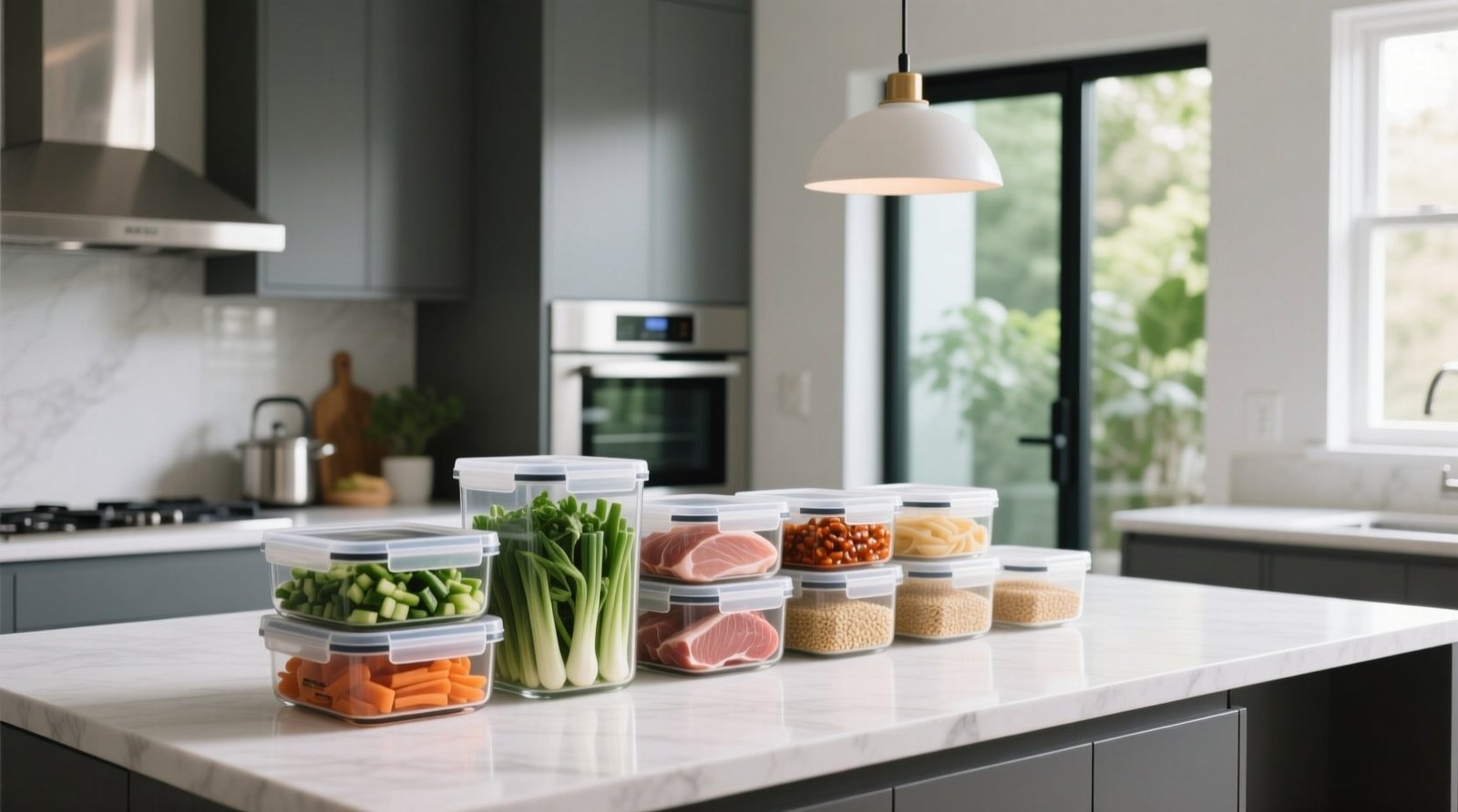 Place quick cooking foods up front for easy and safe grilling.jpg