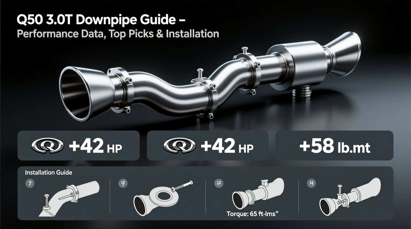 Q50 30t downpipe guide performance data top picks installation.jpg